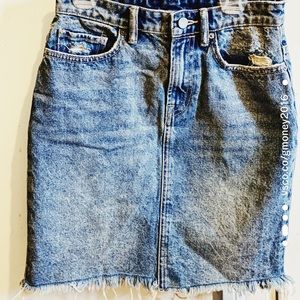 All Saints Kim Denim Skirt